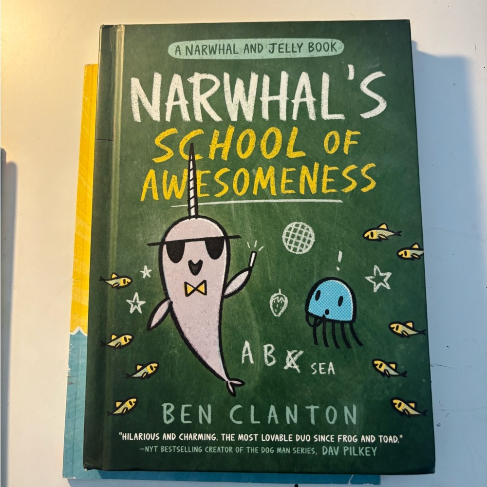 Narwhal's books (2) and one elephant and piggie book